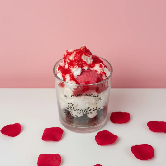 Lumânare parfumată - Strawberry Passion- - Claren Candles
