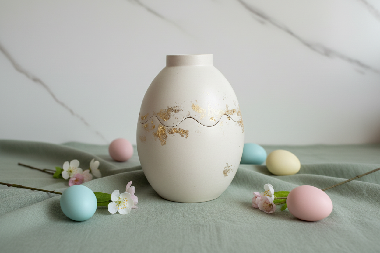 Suport ceramic premium pentru ou -Golden Egg-