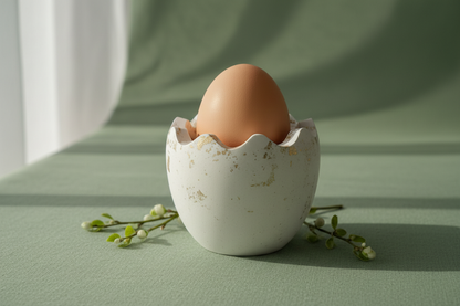 Suport ceramic premium pentru ou -Golden Egg-