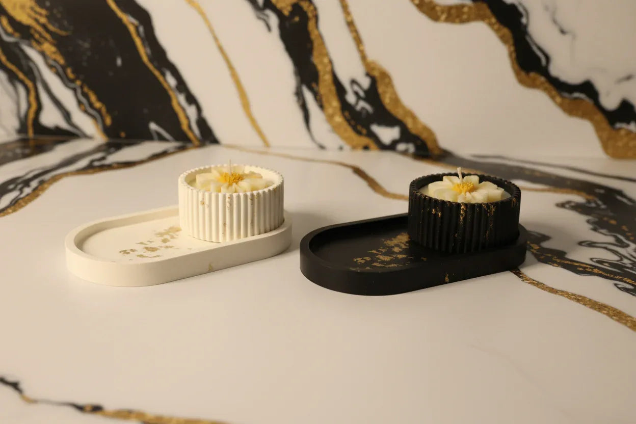 Set lumanare + suport - Claren Candles